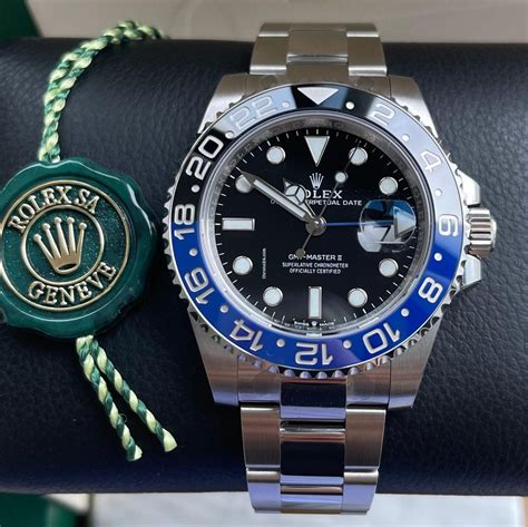 rolex gmt master 2 batman neu kaufen|Rolex Batman gmt for sale.